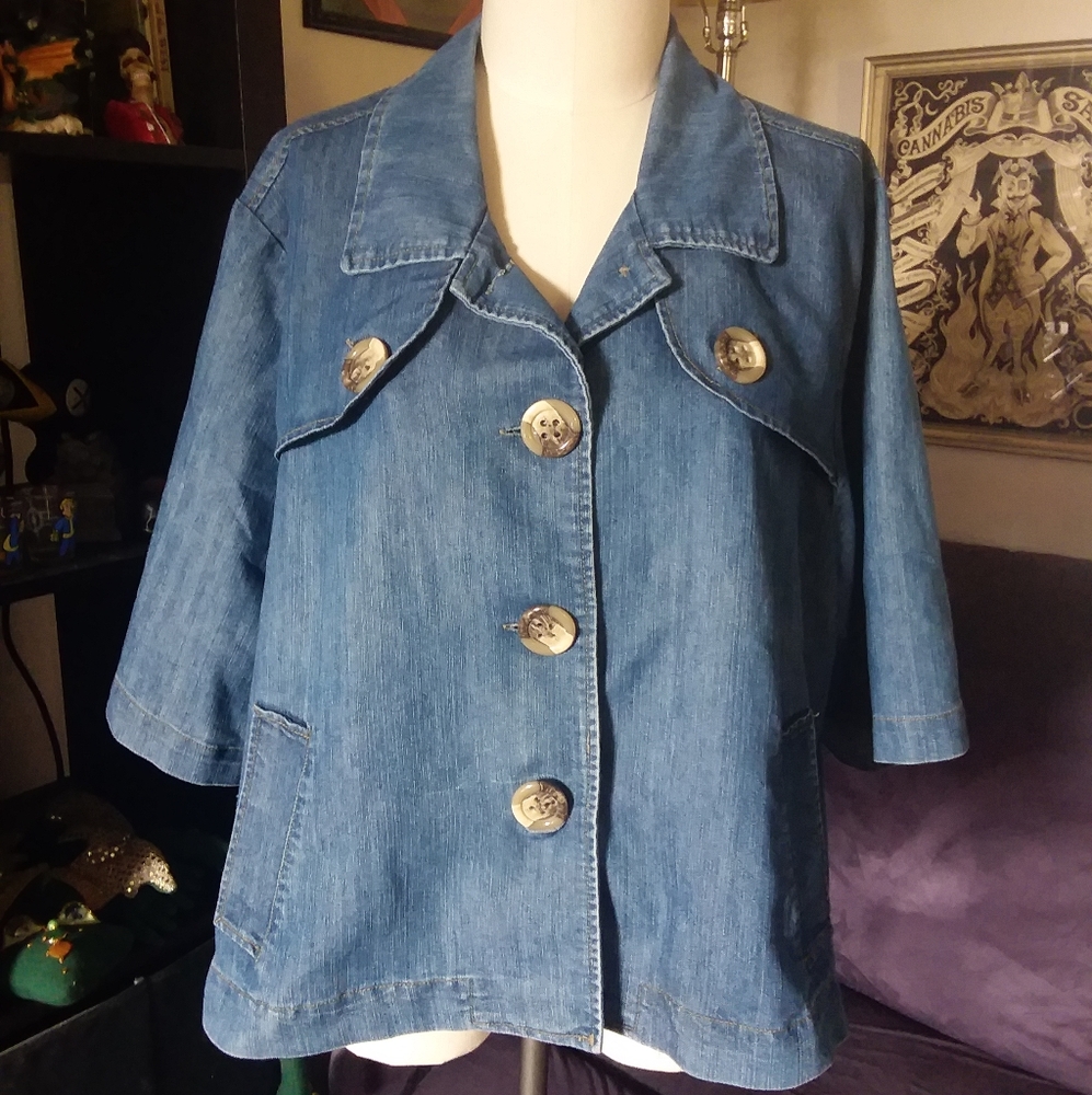 BACCINI Flare Dungaree Jacket 22/24